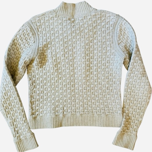 rag & bone Textured Basketweave Sweater Size Small – Cotton Wool Cashmere Blend - Picture 6 of 6